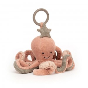 Juguetes Del Bebé Jellycat Odell Octopus Activity Toy 10cm x 20cm x 20cm Naranjas Ecuador | GPRXT2407