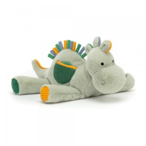 Juguetes Del Bebé Jellycat Peek-a-Book Dino Activity Toy 20cm x 8cm Verde Ecuador | CQXWM9642
