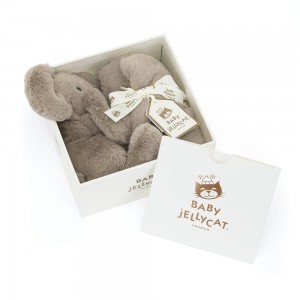 Juguetes Del Bebé Jellycat Smudge Elephant Soother 15cm x 34cm x 34cm Gris Ecuador | TKOLV6419
