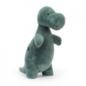 Juguetes Grandes Jellycat Big Spottie T-Rex 45cm x 15cm x 23cm Verde Ecuador | BXUND7086