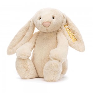 Juguetes Grandes Jellycat Personalised Bashful Luxe Bunny Willow Huge 51cm x 21cm x 12cm Beige Ecuador | VXPTA2197