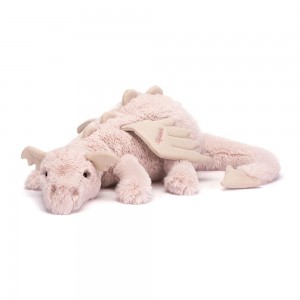 Juguetes Grandes Jellycat Personalised Rose Dragon Huge 19cm x 20cm x 66cm Rosas Ecuador | MEATP7104