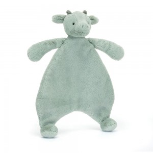 Mantas, Edredones Jellycat Bashful Dragon Comforter 27cm x 20cm x 7cm Verde Ecuador | MPTRU1560