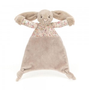 Mantas, Edredones Jellycat Blossom Bunny Comforter 22cm x 18cm x 7cm Beige Ecuador | UNYAO1695