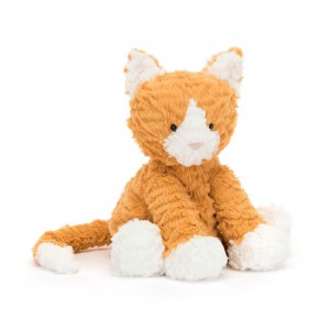 Mascota Jellycat Fuddlewuddle Ginger Cat 23cm x 13cm x 9cm Naranjas Ecuador | BXUDW6493