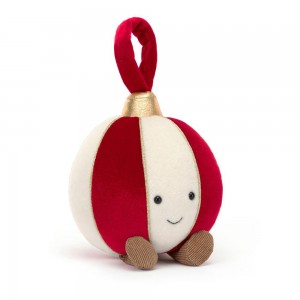 Objetos Jellycat Amuseables Bauble 16cm x 12cm x 12cm Rojas Ecuador | FOBWC7096