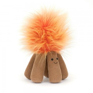 Objetos Jellycat Amuseables Campfire 21cm x 15cm x 15cm Naranjas Ecuador | OQSPI7861