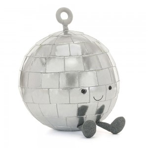 Objetos Jellycat Amuseables Disco Ball 30cm x 24cm x 23cm Gris Ecuador | TBZDI9685