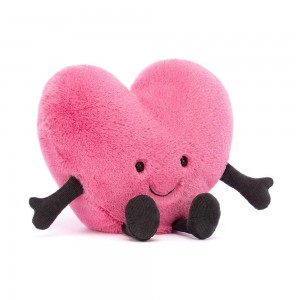 Objetos Jellycat Amuseables Heart 17cm x 19cm x 7cm Rosas Ecuador | NBTVQ0921