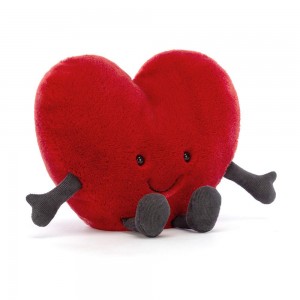 Objetos Jellycat Amuseables Heart 17cm x 19cm x 7cm Rojas Ecuador | ZLOBE2517