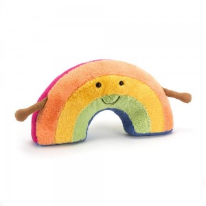 Objetos Jellycat Amuseables Rainbow 17cm x 32cm x 9cm Amarillo Ecuador | VFOHP4017