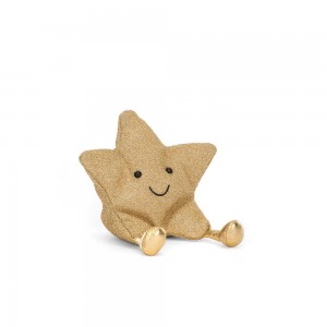 Objetos Jellycat Amuseables Star 16cm x 12cm x 5cm Amarillo Ecuador | RBXEC2531