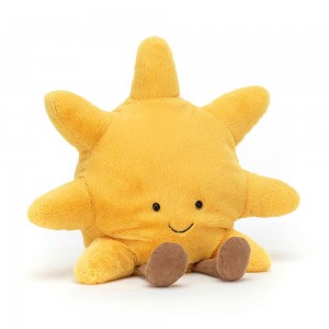Objetos Jellycat Amuseables Sun 31cm x 30cm x 11cm Amarillo Ecuador | SORKQ6541