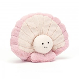 Océano Jellycat Clemmie Clam 16cm x 19cm x 9cm Rosas Ecuador | NETXM7586