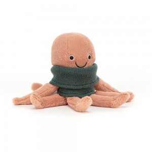 Océano Jellycat Cozy Crew Octopus 20cm x 6cm x 6cm Naranjas Ecuador | PDVUC8691