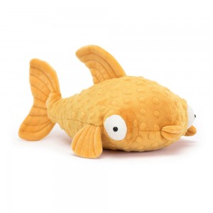 Océano Jellycat Gracie Grouper Fish 10cm x 16cm x 26cm Amarillo Ecuador | ABLEW8259