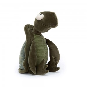 Océano Jellycat Tommy Turtle 30cm x 13cm x 10cm Verde Ecuador | NDOQU4537