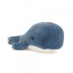 Océano Jellycat Wavelly Whale 8cm x 6cm x 13cm Azules Ecuador | UFLMA1978
