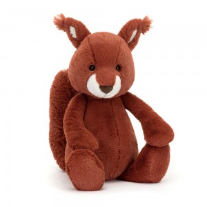 Peluche De Fauna Del Bosque Jellycat Bashful Squirrel 31cm x 12cm x 9cm Rojas Ecuador | PTYSU5934