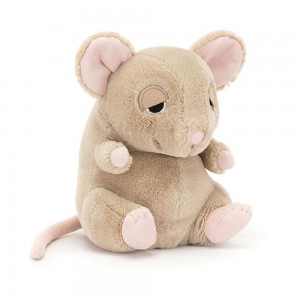 Peluche De Fauna Del Bosque Jellycat Cuddlebud Darcy Dormouse 16cm x 10cm x 8cm Beige Ecuador | BANUY0381