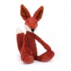 Peluche De Fauna Del Bosque Jellycat Harkle Fox 35cm x 9cm x 9cm Naranjas Ecuador | GBLFJ8510