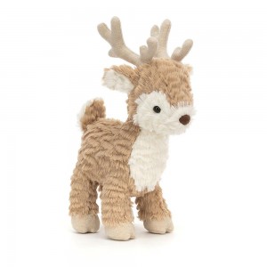 Peluche De Fauna Del Bosque Jellycat Mitzi Reindeer 25cm x 8cm x 13cm Beige Ecuador | AVPZC5069