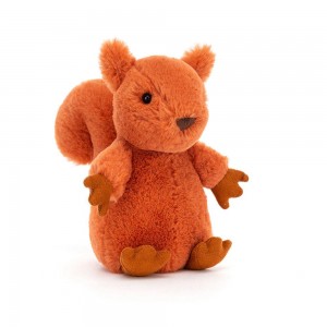 Peluche De Fauna Del Bosque Jellycat Nippit Squirrel 14cm x 7cm x 6cm Naranjas Ecuador | LHETA6275