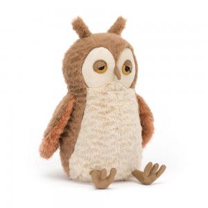 Peluche De Fauna Del Bosque Jellycat Oakley Owl 28cm x 11cm x 12cm Marrones Ecuador | FAPXW3890
