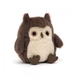 Peluche De Fauna Del Bosque Jellycat Owling 11cm x 7cm x 6cm Marrones Ecuador | BELJV7083