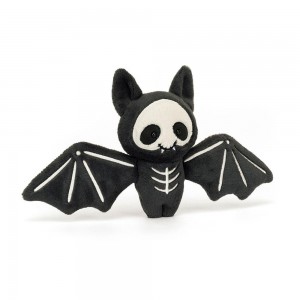 Peluche De Fauna Del Bosque Jellycat Skelebat Jim 16cm x 35cm x 3cm Negras Ecuador | VFJLW4981