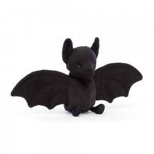 Peluche De Fauna Del Bosque Jellycat Wrapabat 15cm x 7cm x 11cm Negras Ecuador | NMLDH2763