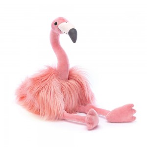 Peluches Para Pájaros Jellycat Rosario Flamingo 52cm x 14cm x 24cm Rosas Ecuador | AZLBM8156
