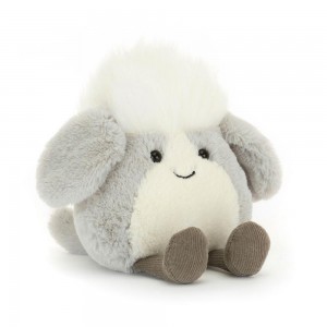 Perros Jellycat Amuseabean Sheepdog 4.7in x 3.5in x 2.4in Gris Ecuador | UCBGF8714