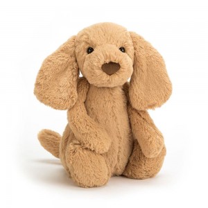 Perros Jellycat Bashful Toffee Puppy 12.2in x 4.7in x 3.5in Marrones Ecuador | OJZRV9201