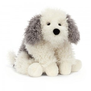Perros Jellycat Floofie Sheepdog 6.3in x 7.9in x 18.5in Blancas Ecuador | DXVEM4138
