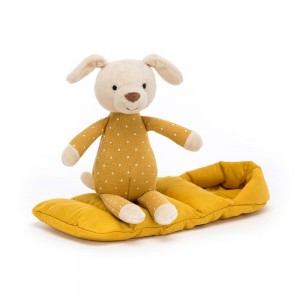 Perros Jellycat Snuggler Puppy 9.1in x 4.7in x 2.4in Marrones Ecuador | VZBJD1083