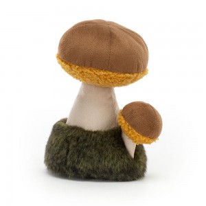Plant Jellycat Amuseables Wild Nature Boletus Mushroom 18cm x 7cm x 8cm Marrones Ecuador | WIQTJ8017