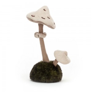 Plant Jellycat Amuseables Wild Nature Parasol Mushroom 23cm x 9cm x 8cm Blancas Ecuador | WXVEG0169