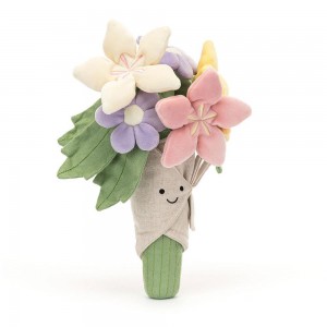 Plants Jellycat Amuseables Bouquet of Flowers 31cm x 23cm x 5cm Rosas Ecuador | ISRTE7631