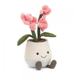 Plants Jellycat Amuseables Orchid 25cm x 10cm x 11cm Rosas Ecuador | VJFKD3624
