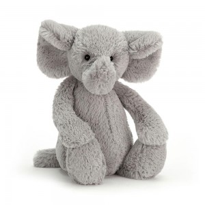 Selva Y Safari Jellycat Bashful Elephant 31cm x 12cm x 9cm Gris Ecuador | RLCNV1027