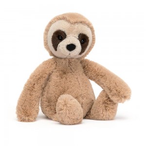 Selva Y Safari Jellycat Bashful Sloth 31cm x 12cm x 9cm Beige Ecuador | LTECY7920