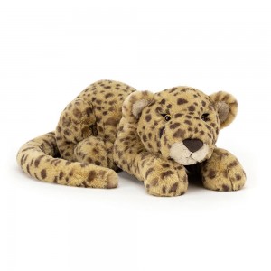 Selva Y Safari Jellycat Charley Cheetah 13cm x 14cm x 49cm Amarillo Ecuador | CQJXF4253