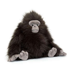 Selva Y Safari Jellycat Gomez Gorilla 34cm x 20cm x 18cm Negras Ecuador | JPXWH9083