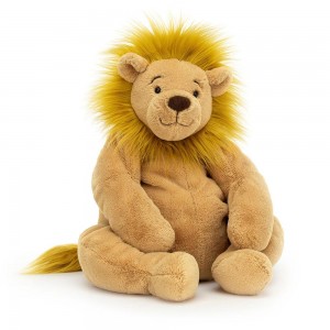 Selva Y Safari Jellycat Rumpletum Lion 27cm x 21cm x 22cm Amarillo Ecuador | TZSCJ1257