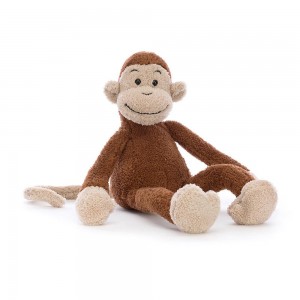 Selva Y Safari Jellycat Slackajack Monkey 36cm x 9cm x 8cm Marrones Ecuador | GEAVL2615
