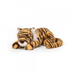 Selva Y Safari Jellycat Taylor Tiger 13cm x 14cm x 36cm Amarillo Ecuador | JOLNW2896