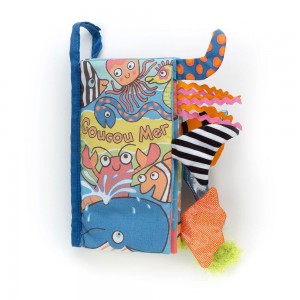 Soft Books Jellycat Coucou Mer 22cm x 13cm x 5cm Azules Ecuador | KAVPT7603