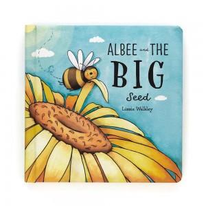 Story Books Jellycat Albee And The Big Seed Book 21cm x 21cm x 2cm Amarillo Ecuador | TWMZX3529