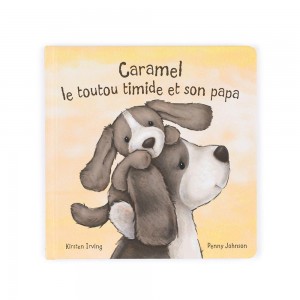 Story Books Jellycat Caramel Le Toutou Timide Et Son Papa Livre 21cm x 21cm x 2cm Marrones Ecuador | BKZVG4682